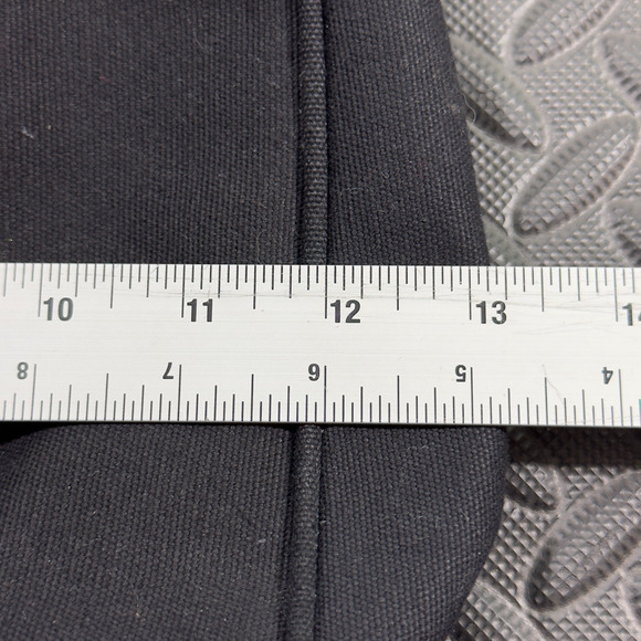 Saks Fifth Avenue Women's Black Embroidered Logo Shoulder Tote Bag - One Size - Picture 8 of 8